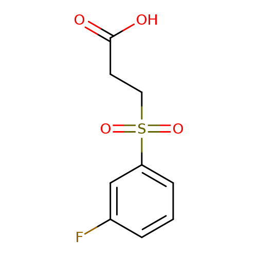 3-(3-Fluorobenzenesulfonyl)propanoic acid