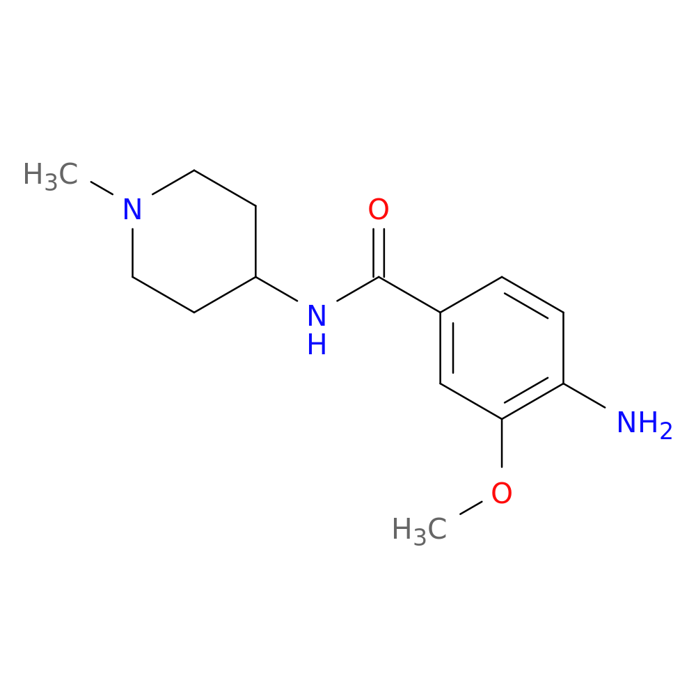 4-Amino-3-methoxy-N-(1-methylpiperidin-4-yl)benzamide