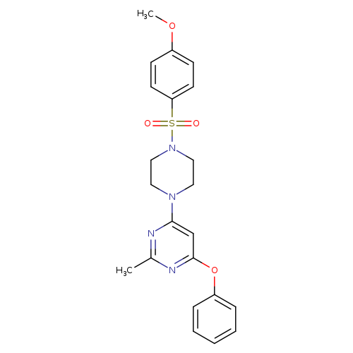 4-[4-(4-methoxybenzenesulfonyl)piperazin-1-yl]-2-methyl-6-phenoxypyrimidine