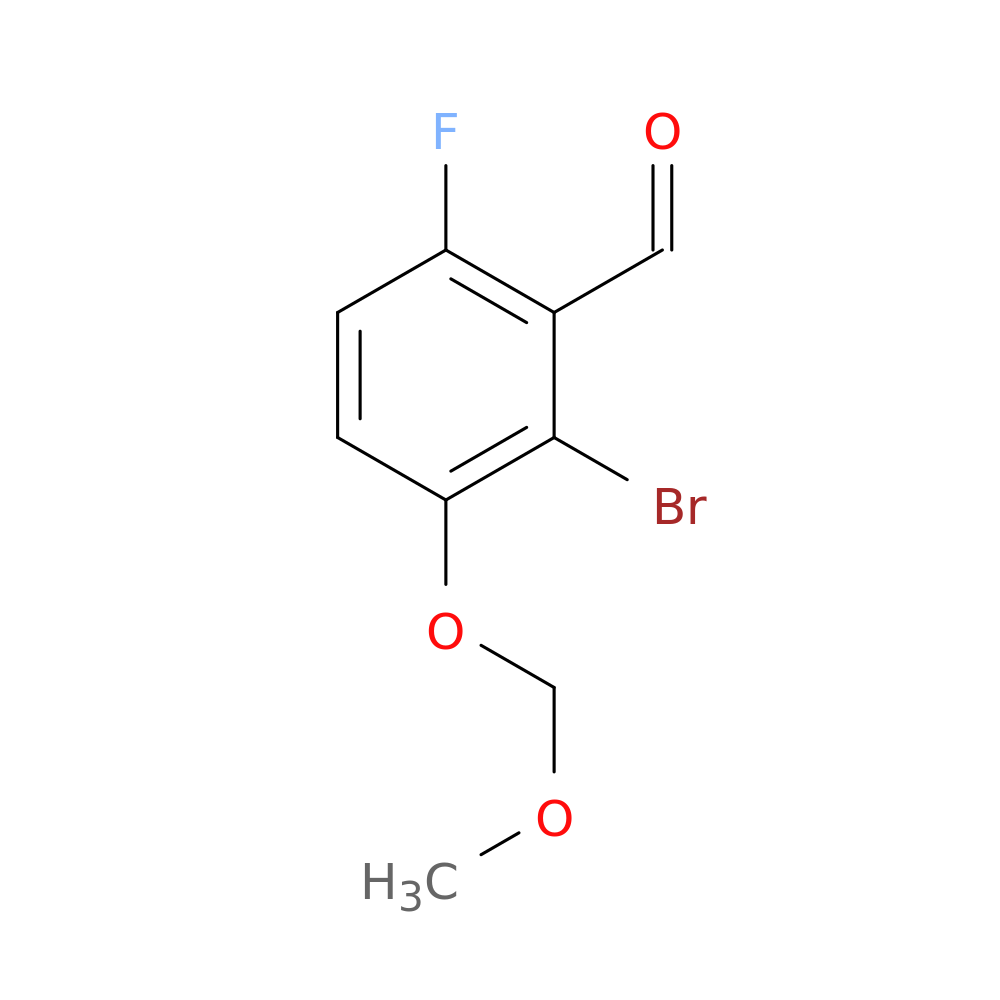 2-Bromo-6-fluoro-3-(methoxymethoxy)benzaldehyde