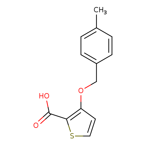 3-((4-Methylbenzyl)oxy)thiophene-2-carboxylic acid