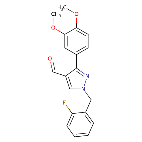 3-(3,4-Dimethoxyphenyl)-1-(2-fluorobenzyl)-1h-pyrazole-4-carbaldehyde