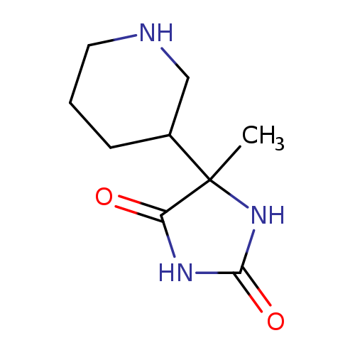 5-methyl-5-(piperidin-3-yl)imidazolidine-2,4-dione