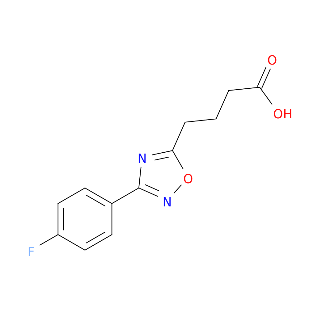 4-[3-(4-fluorophenyl)-1,2,4-oxadiazol-5-yl]butanoic acid