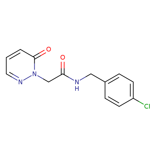 N-[(4-chlorophenyl)methyl]-2-(6-oxo-1,6-dihydropyridazin-1-yl)acetamide