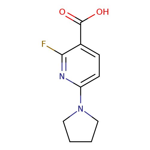2-Fluoro-6-(pyrrolidin-1-yl)nicotinic acid