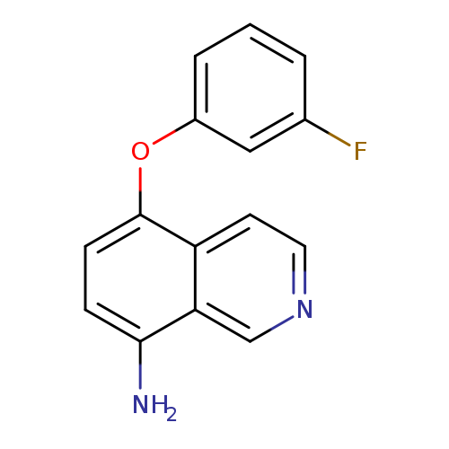 5-(3-fluorophenoxy)isoquinolin-8-amine