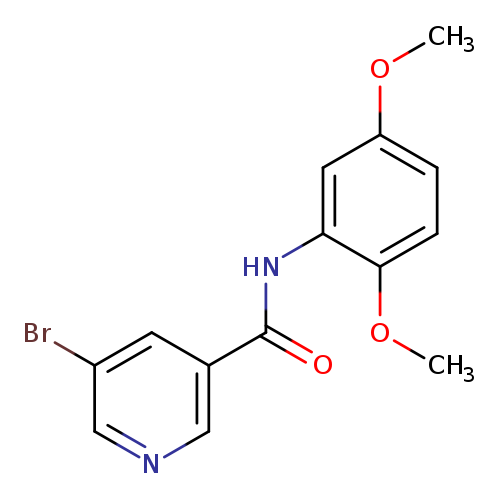 5-bromo-N-(2,5-dimethoxyphenyl)nicotinamide