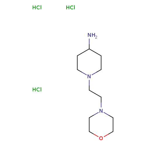 1-[2-(morpholin-4-yl)ethyl]piperidin-4-amine trihydrochloride