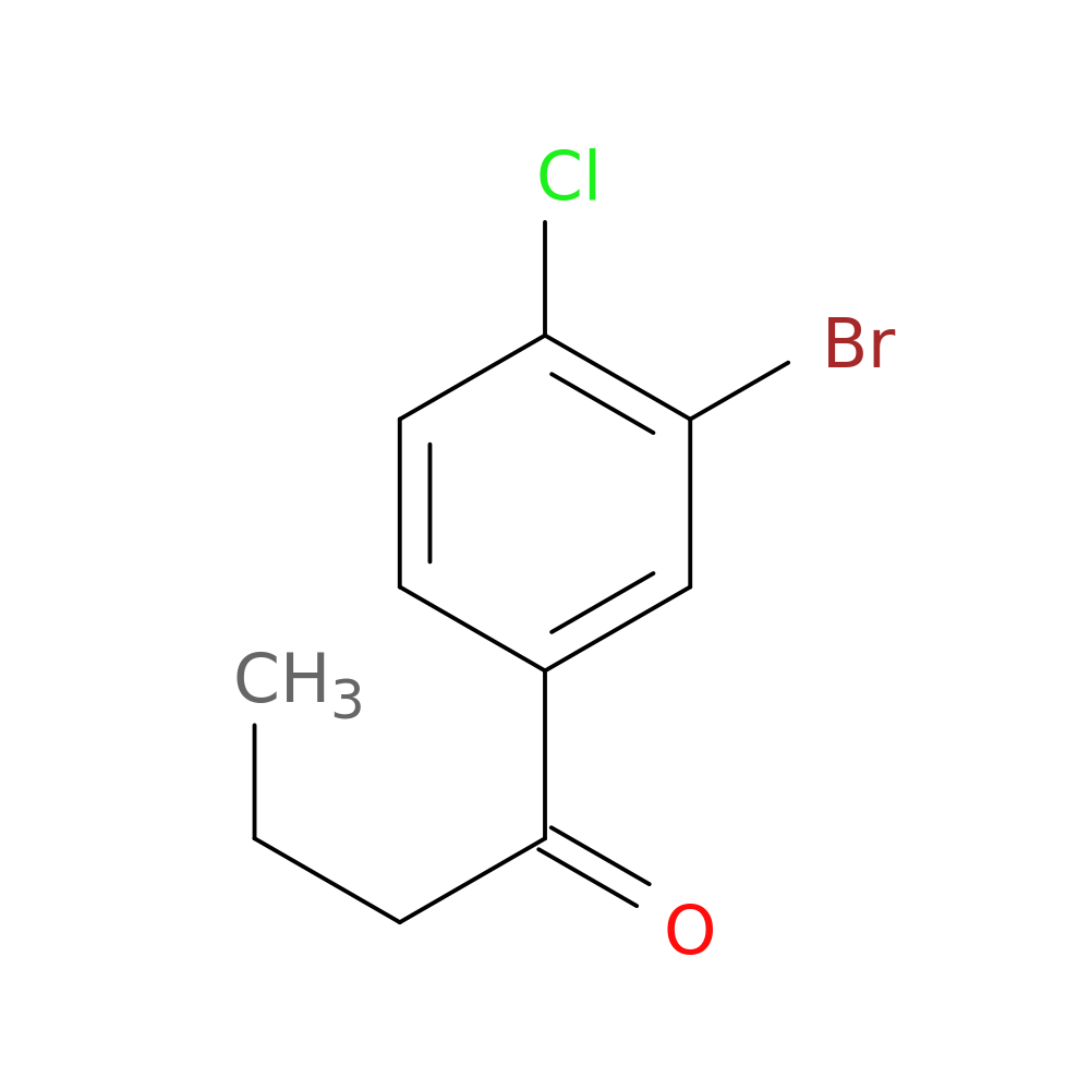 1-(3-Bromo-4-chlorophenyl)butan-1-one