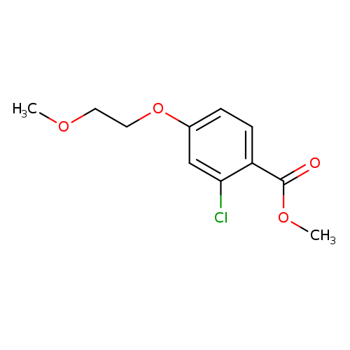 methyl 2-chloro-4-(2-methoxyethoxy)benzoate