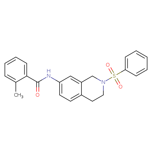 N-[2-(benzenesulfonyl)-1,2,3,4-tetrahydroisoquinolin-7-yl]-2-methylbenzamide