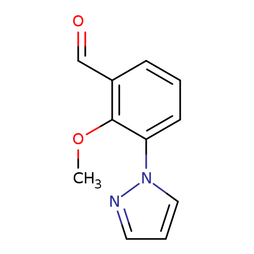 2-methoxy-3-(1H-pyrazol-1-yl)benzaldehyde