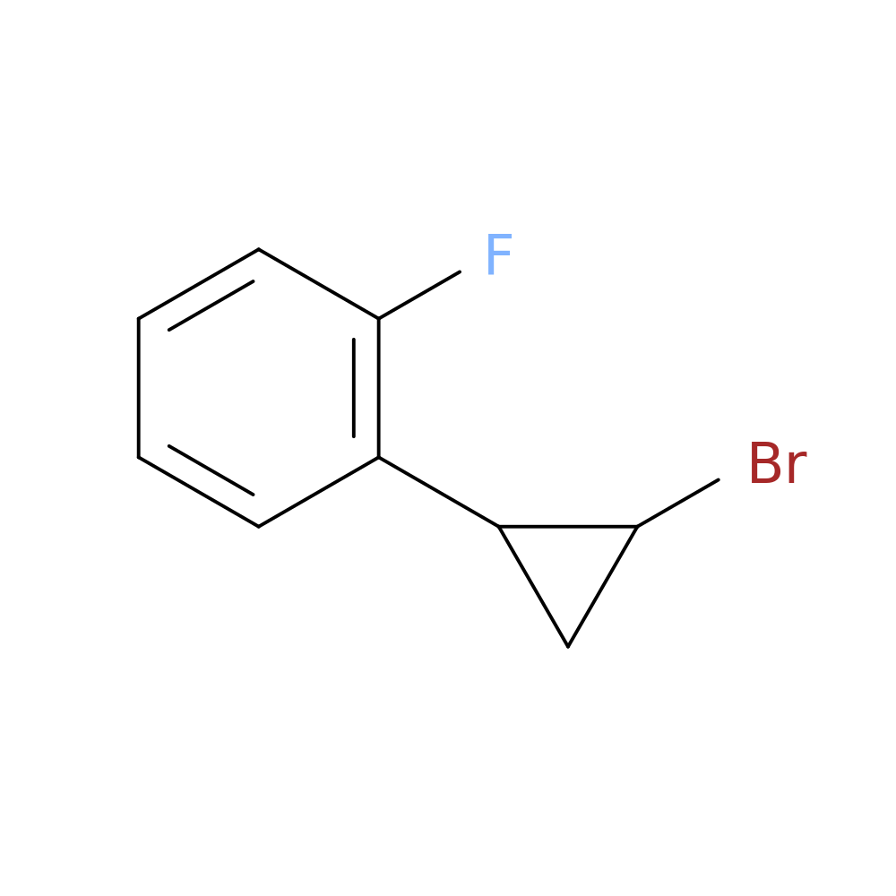 1-(2-bromocyclopropyl)-2-fluorobenzene
