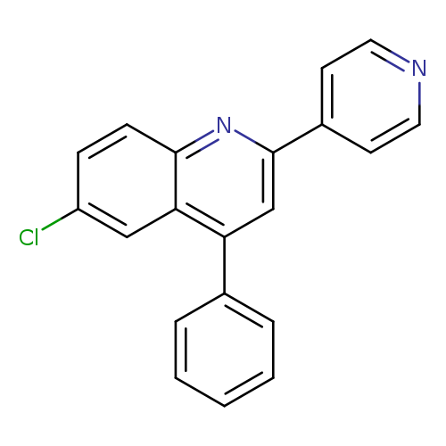 6-chloro-4-phenyl-2-(pyridin-4-yl)quinoline