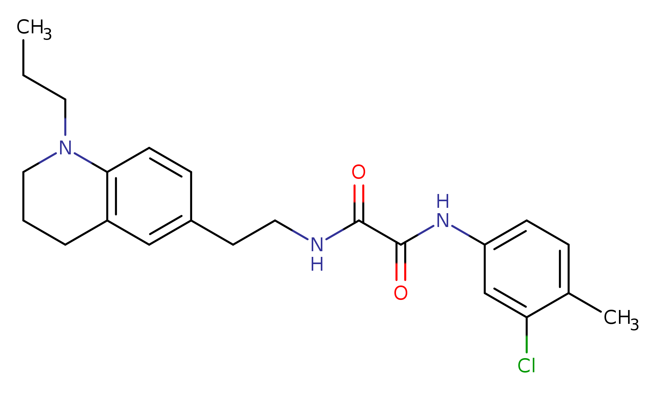 N'-(3-chloro-4-methylphenyl)-N-[2-(1-propyl-1,2,3,4-tetrahydroquinolin-6-yl)ethyl]ethanediamide