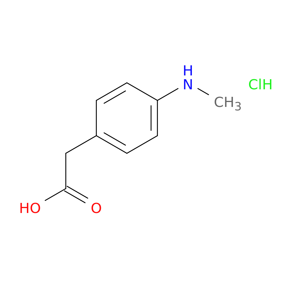 2-[4-(methylamino)phenyl]acetic acid hydrochloride