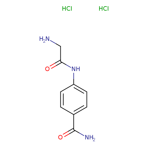 4-(2-aminoacetamido)benzamide dihydrochloride