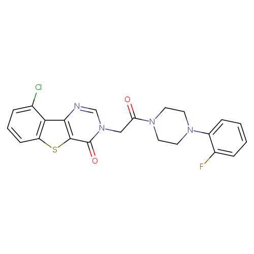 13-chloro-5-{2-[4-(2-fluorophenyl)piperazin-1-yl]-2-oxoethyl}-8-thia-3,5-diazatricyclo[7.4.0.0^{2,7}]trideca-1(13),2(7),3,9,11-pentaen-6-one