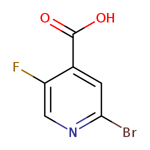 2-Bromo-5-fluoroisonicotinic acid