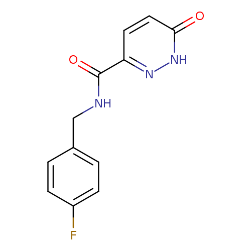 N-[(4-fluorophenyl)methyl]-6-oxo-1,6-dihydropyridazine-3-carboxamide