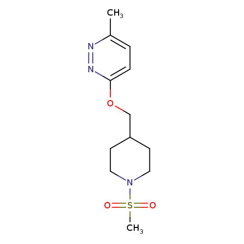 3-[(1-methanesulfonylpiperidin-4-yl)methoxy]-6-methylpyridazine