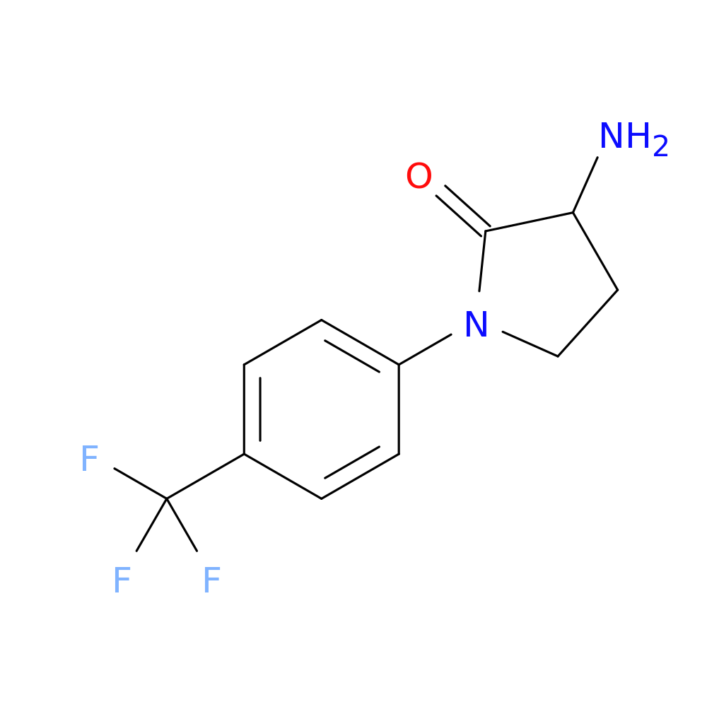 3-Amino-1-[4-(trifluoromethyl)phenyl]pyrrolidin-2-one