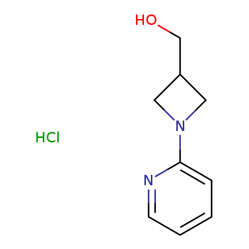 [1-(pyridin-2-yl)azetidin-3-yl]methanol hydrochloride
