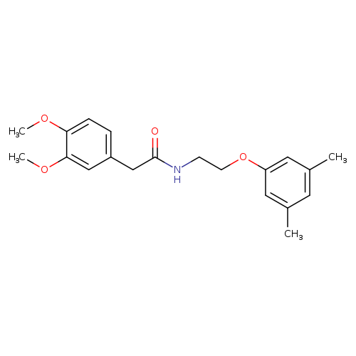 2-(3,4-dimethoxyphenyl)-N-[2-(3,5-dimethylphenoxy)ethyl]acetamide