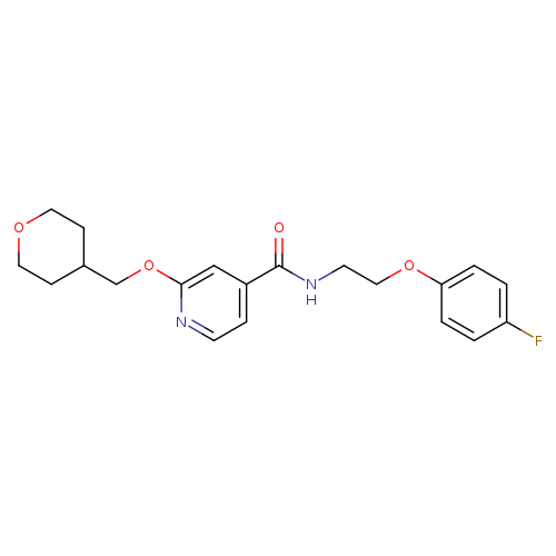N-[2-(4-fluorophenoxy)ethyl]-2-[(oxan-4-yl)methoxy]pyridine-4-carboxamide