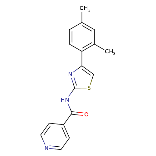 N-[4-(2,4-Dimethylphenyl)-2-thiazolyl]-4-pyridinecarboxamide