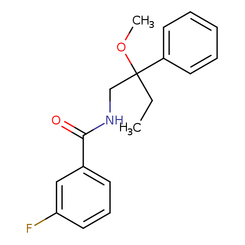 3-fluoro-N-(2-methoxy-2-phenylbutyl)benzamide