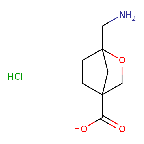 1-(aminomethyl)-2-oxabicyclo[2.2.1]heptane-4-carboxylicacidhydrochloride