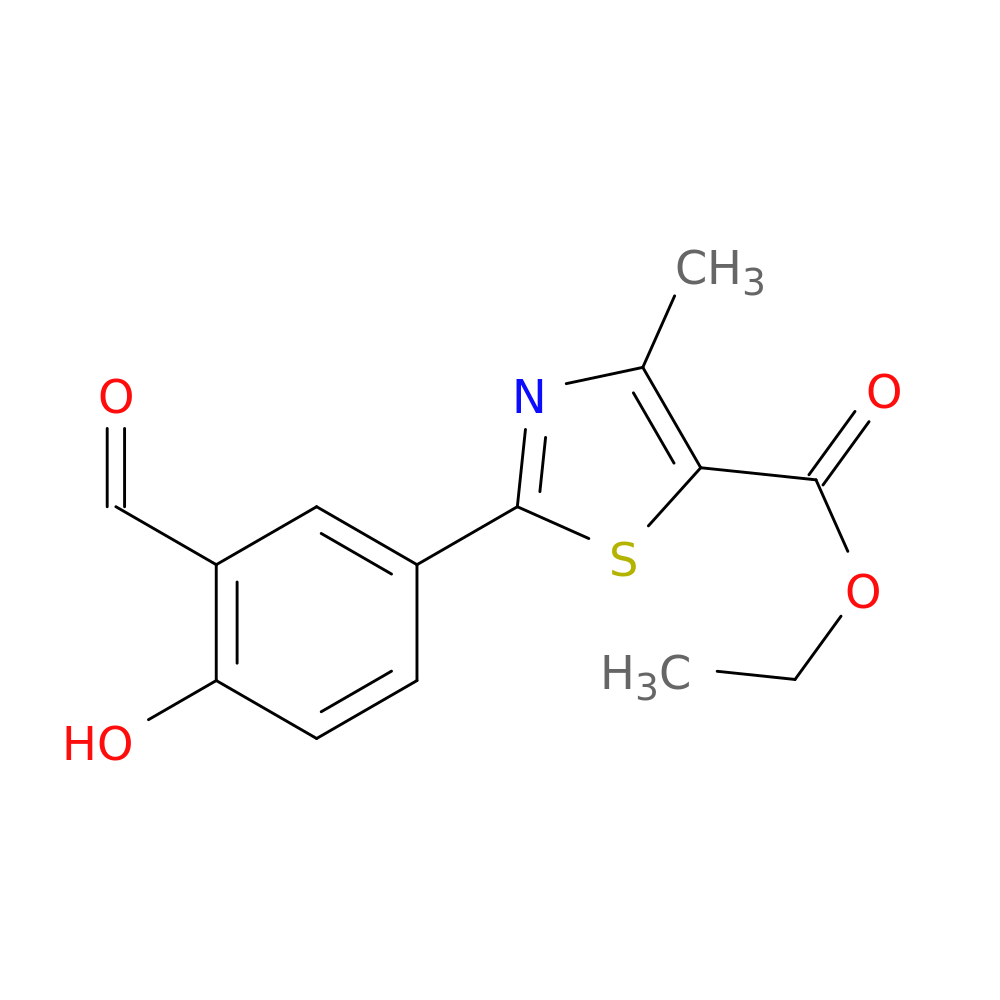 Ethyl 2-(3-formyl-4-hydroxyphenyl)-4-methylthiazole-5-carboxylate