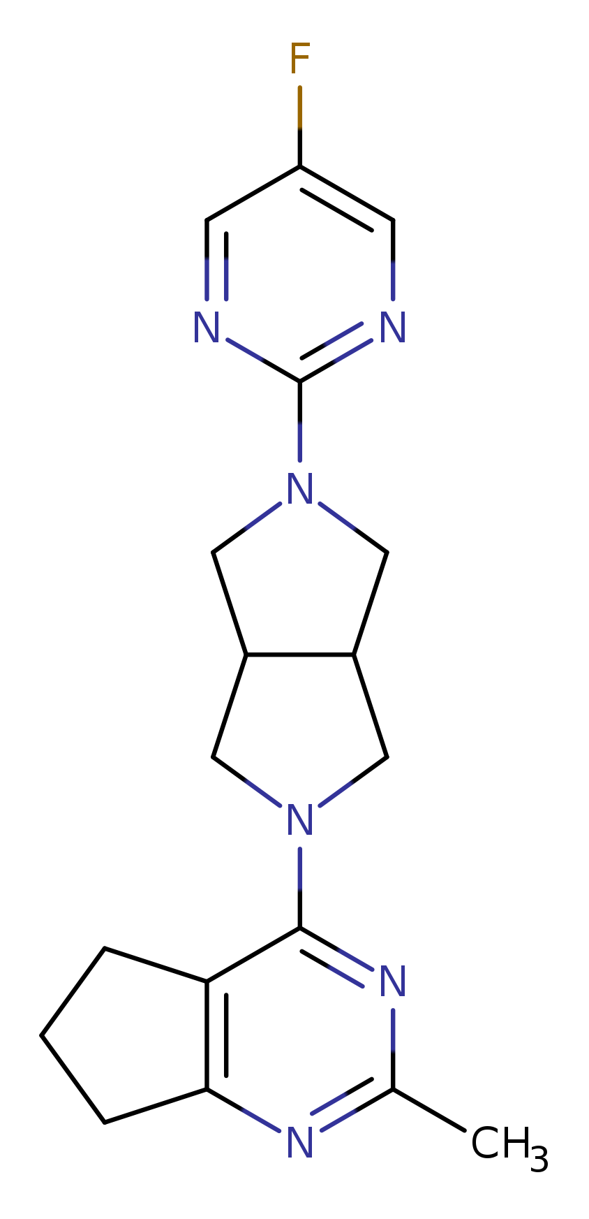 5-fluoro-2-(5-{2-methyl-5H,6H,7H-cyclopenta[d]pyrimidin-4-yl}-octahydropyrrolo[3,4-c]pyrrol-2-yl)pyrimidine