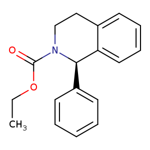 ethyl (1R)-1-phenyl-1,2,3,4-tetrahydroisoquinoline-2-carboxylate