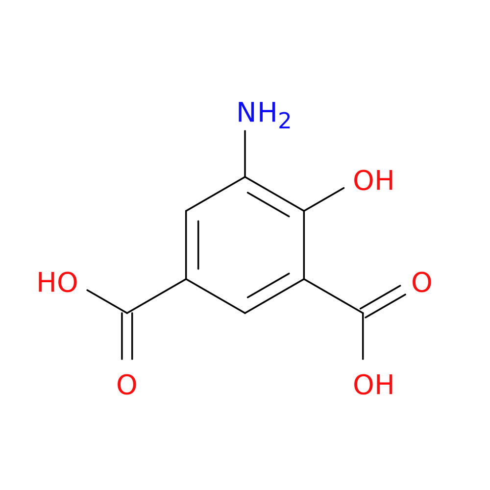 5-amino-4-hydroxybenzene-1,3-dicarboxylic acid