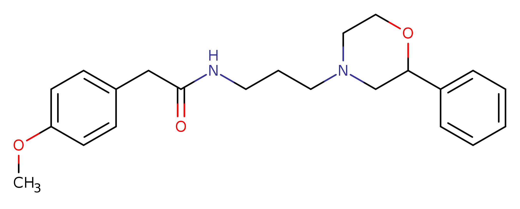 2-(4-methoxyphenyl)-N-[3-(2-phenylmorpholin-4-yl)propyl]acetamide