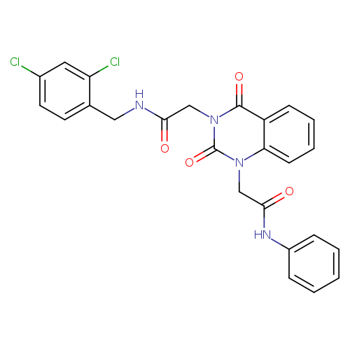 N-[(2,4-dichlorophenyl)methyl]-2-{2,4-dioxo-1-[(phenylcarbamoyl)methyl]-1,2,3,4-tetrahydroquinazolin-3-yl}acetamide