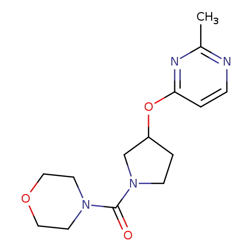 4-{3-[(2-methylpyrimidin-4-yl)oxy]pyrrolidine-1-carbonyl}morpholine