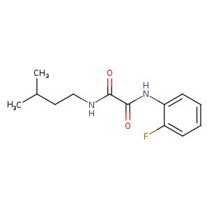 N'-(2-fluorophenyl)-N-(3-methylbutyl)ethanediamide