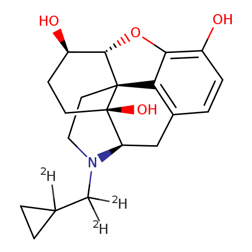 (5α,6β)-17-(cyclopropylmethyl)-4,5-epoxy-d3-morphinan-3,6,14-triol