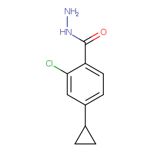 2-Chloro-4-cyclopropylbenzohydrazide