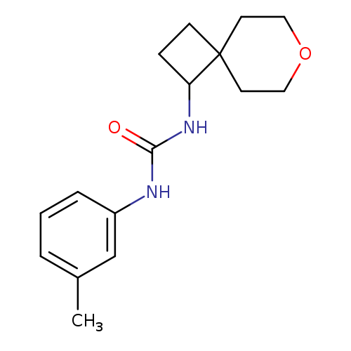 1-(3-methylphenyl)-3-{7-oxaspiro[3.5]nonan-1-yl}urea