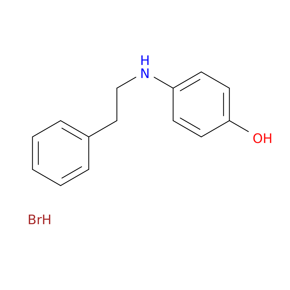 4-[(2-phenylethyl)amino]phenol hydrobromide