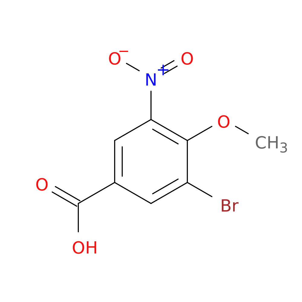 3-Bromo-4-methoxy-5-nitro-benzoic acid