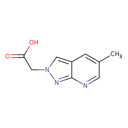 2-(5-Methyl-2H-pyrazolo[3,4-b]pyridin-2-yl)acetic acid