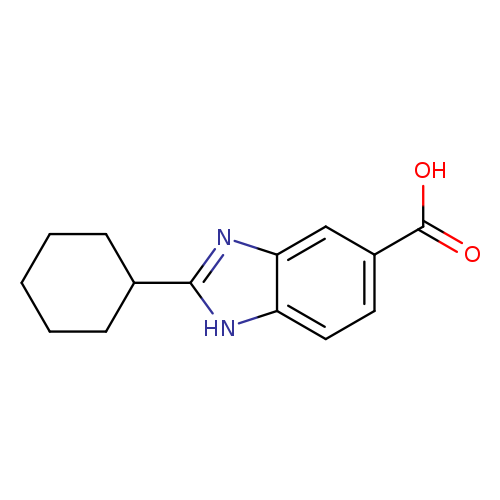 2-cyclohexyl-1H-1,3-benzodiazole-5-carboxylic acid