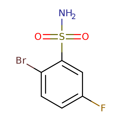 2-bromo-5-fluorobenzene-1-sulfonamide