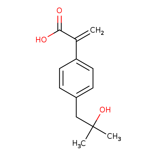 2-[p-(2-Methyl-2-hydroxypropyl)phenyl]propenoic Acid